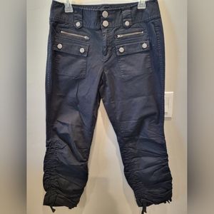 INC International Concepts  Cargo Pants Black Size 6